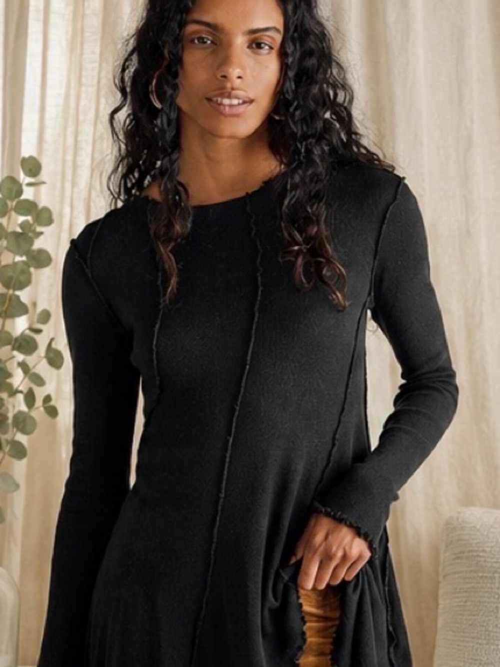 Free People We The Free
"Full Swing" Tunic - Size Small - Black